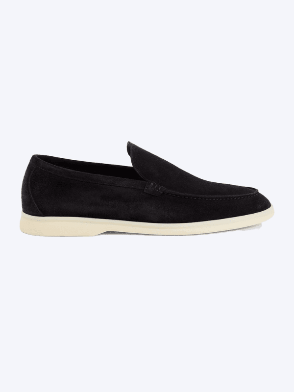 Mocassim Loafer Camurça Dalvori — vista lateral